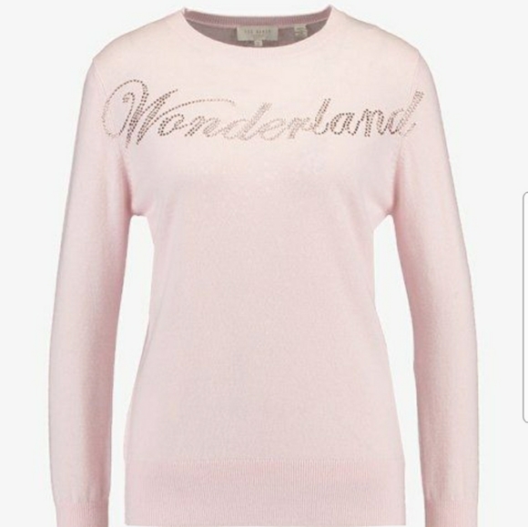 🍒NWT🍒 TED BAKER BARBIECORE WONDERLAND SWEATER - Picture 2 of 9